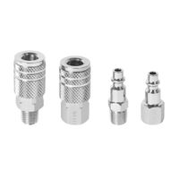 Juego de 2 acoples y 2 conectores de 1/4""NPT - 27020 Pretul