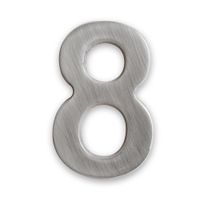 Número 8 en níquel mate