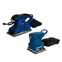 Lijadora Orbital 1/2"" 400W + Lijadora Orbital 1/4"" 180W Toolcraft TC5909K