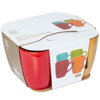 Set de Mugs DECO HOME Color BS 4un