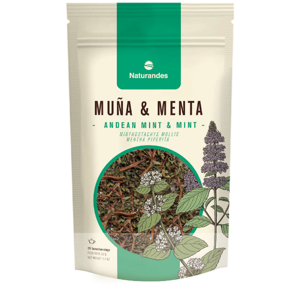 Infusión Menta Uña NATURANDES Doypack 50g