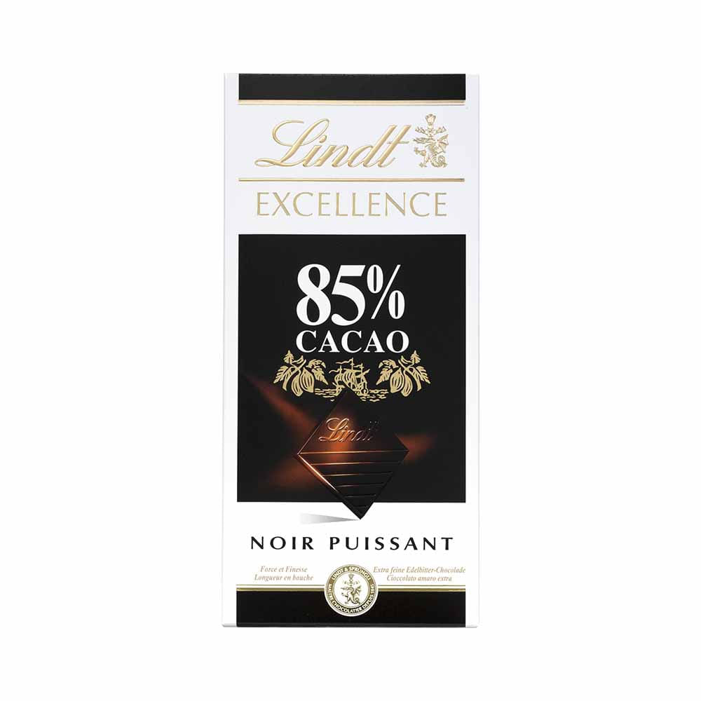 Chocolate LINDT Excellence Dark 85% Barra 100g