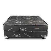 Cama Americana Pocket Black Queen
