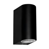 Aplique exterior Gu10x2 Ip65 Negro