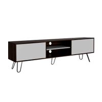 Mesa para tv 80"" Vassel color Habano