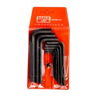 Set llave hexagonal pavonada 10 piezas