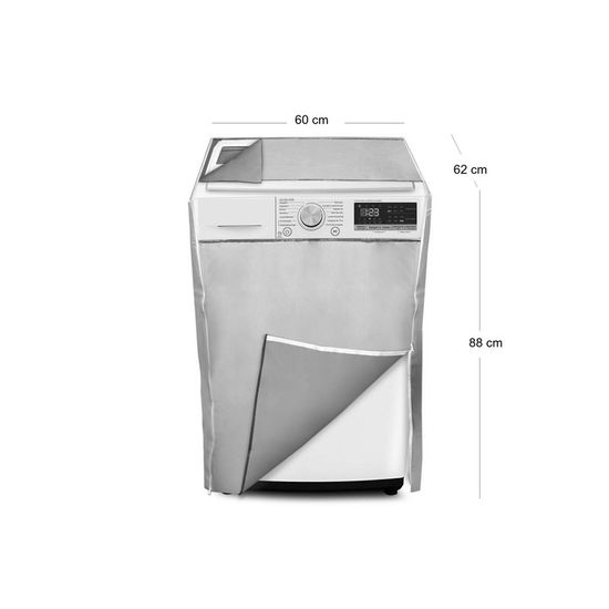 Protector-lavadora-o-secadora-Universal-con-cierre-hasta-14kg-Color-Plomo