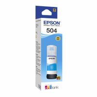 Tinta en Botella EPSON 504 Cian