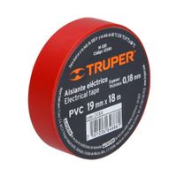 Cinta Aislante Roja 19 mm X 18 m Truper 12504