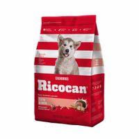 Comida para Perros RICOCAN Cachorros Razas Medianas y Grandes Carne y Leche Bolsa 15Kg
