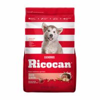 Comida para Perros RICOCAN Cachorros Razas Medianas y Grandes Carne y Leche Bolsa 1Kg