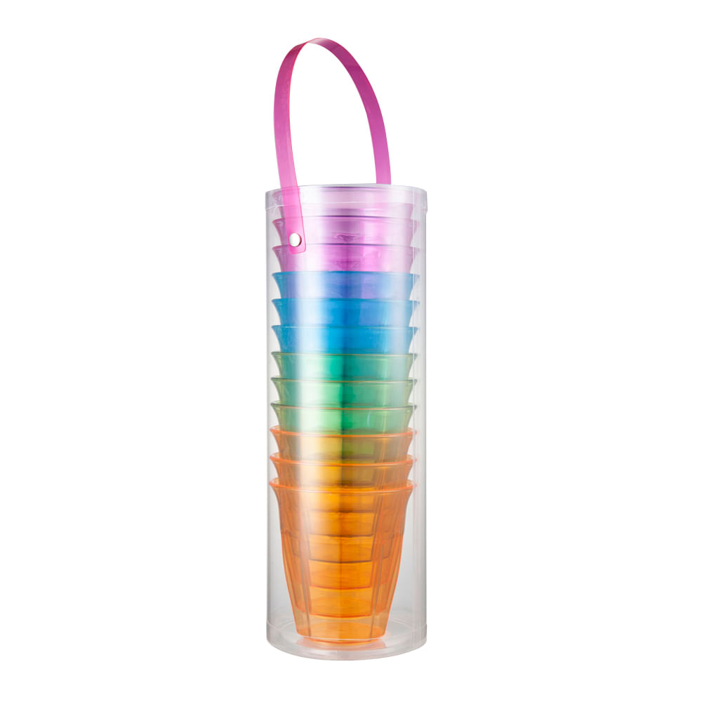Set de Vasos Plásticos VIVA HOME 12 Piezas