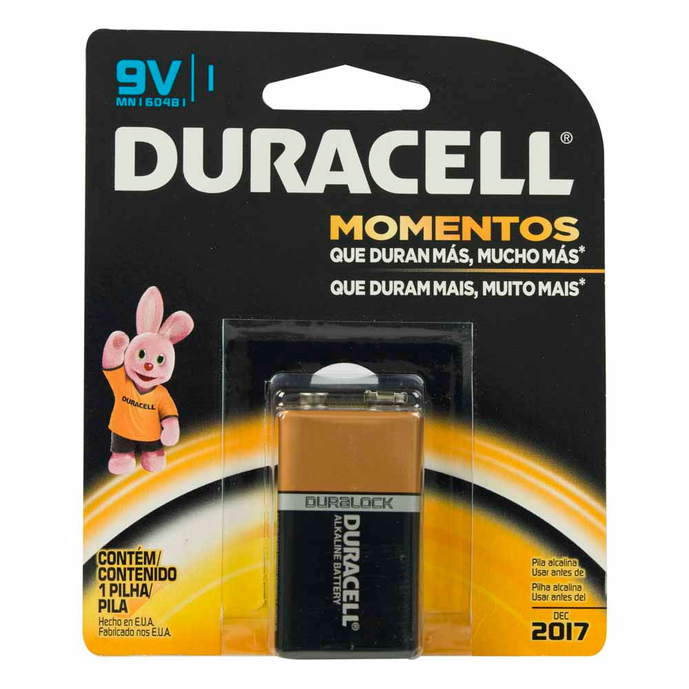 Pilas y baterias DURACELL Bx1 Paquete 1un
