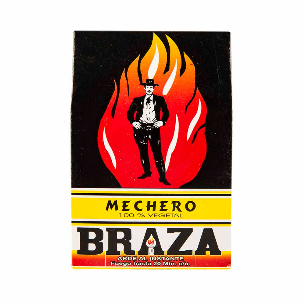 Mechero para Carbón BRAZA Paquete 2un