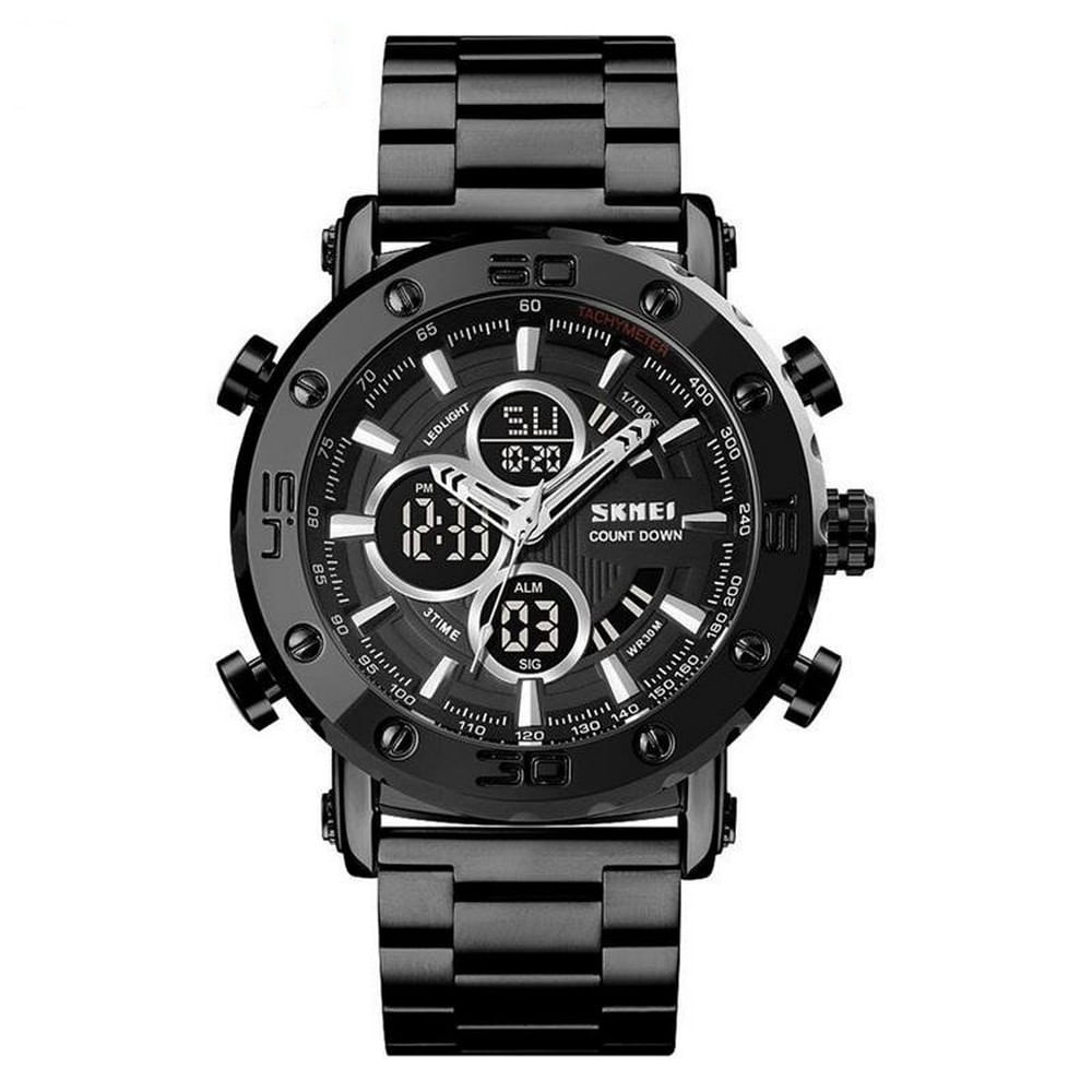 Reloj Análogo-Digital para Hombre 1636BKBK Negro