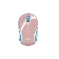 Mouse Mini M187 Logitech Inalámbrico Rosado