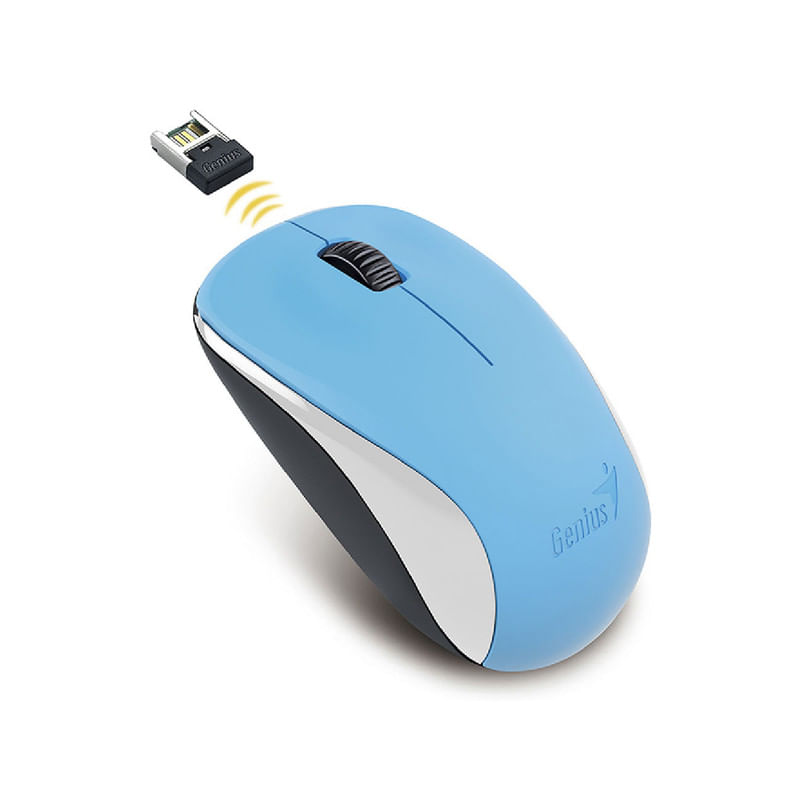 Mouse Inalambrico Genius NX7000 Celeste