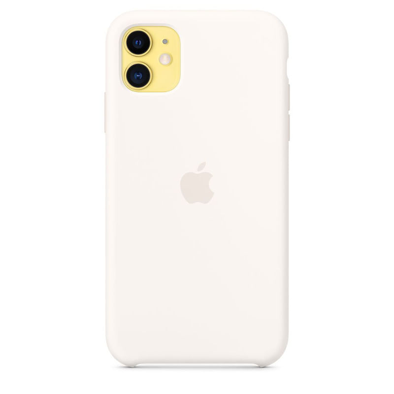 Case Silicona Iphone 11 - Blanco