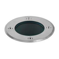 Spot de piso para empotrar Gu10 Max50w Ip67 Silver