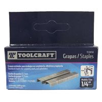 Grapas de 1/4"" X 1000 Unid para Engrapadora Toolcraft TC0658