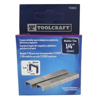 Grapas de 1/4"" X 1000 Unid para Engrapadora Toolcraft TC0652