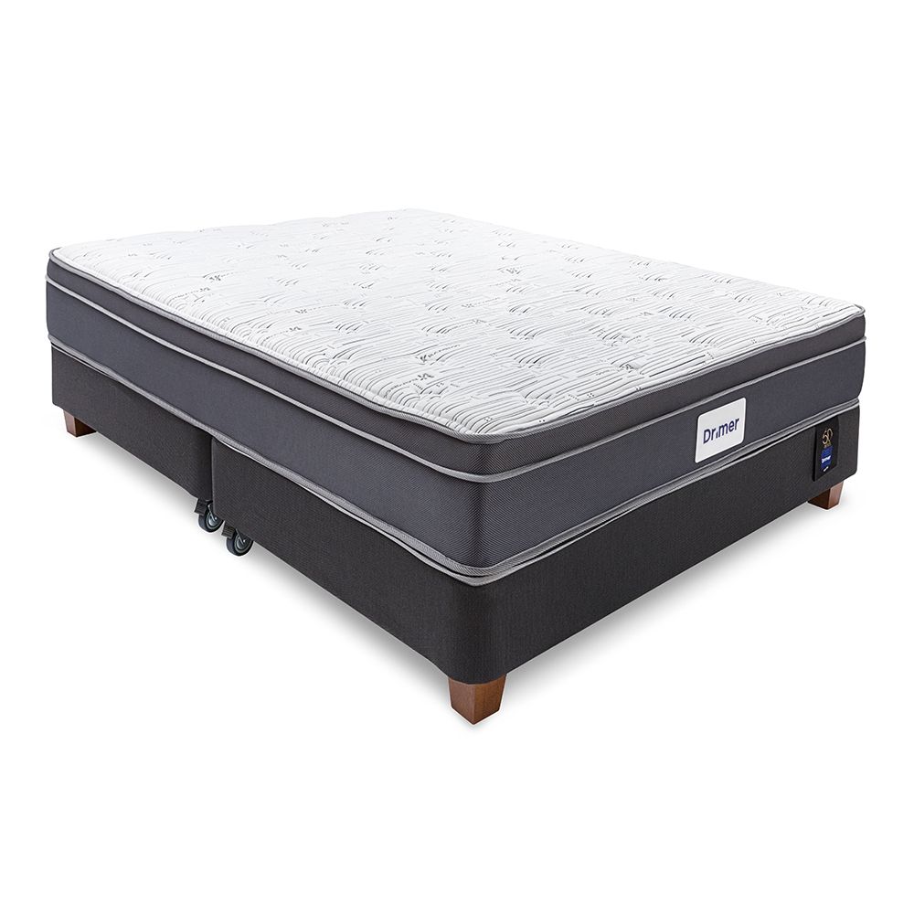 Cama Americana Pure Fresh King + 2 Almohadas