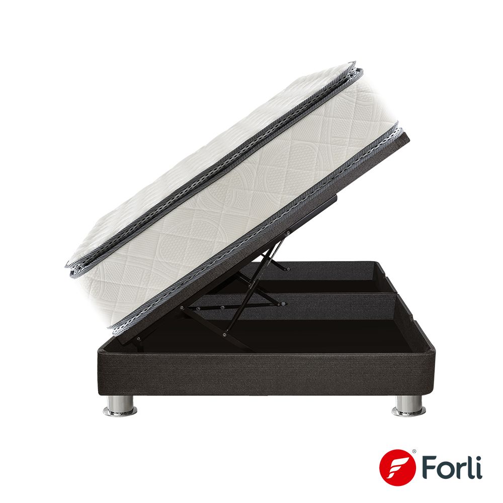 Cama Boxet Forli Pistones Capella Pillow Top 1.5 Plazas