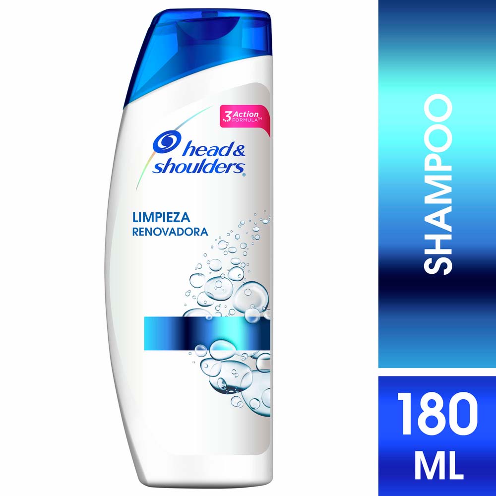 Shampoo HEAD & SHOULDERS Limpieza Renovadora Frasco 180ml