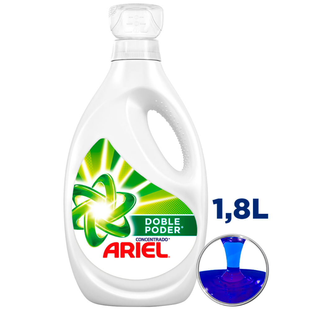 Detergente Líquido ARIEL Concentrado Botella 1.8L