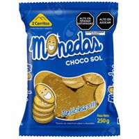 Chocolates 2 CERRITOS Monedas Choco Sol Bolsa 250g