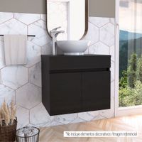 Mueble Baño Aereo - Wengue