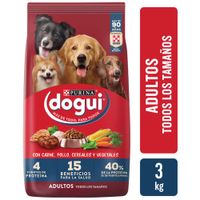 Comida para Perros DOGUI Adulto Bolsa 3Kg
