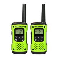 Radio FRS Motorola Talkabout T600 con linterna, 14 canales, alcance 55 km, IP67, aprox. 10 horas, negro y verde
