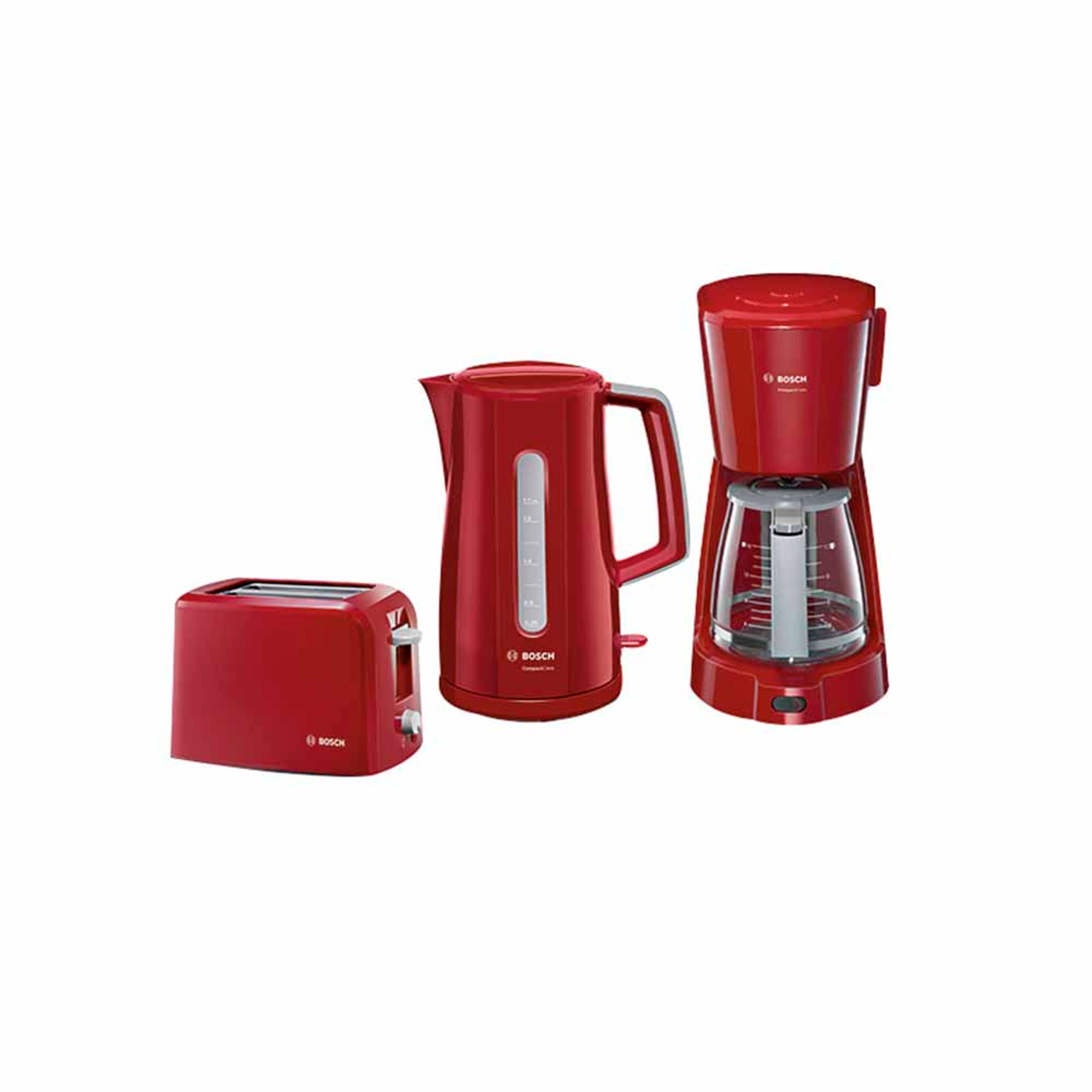 Combo Cafetera BOSCH TKA3A034 + Hervidor TWK3A014 + Tostadora - Shopstar