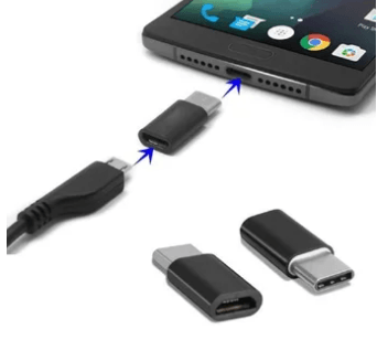 Adaptador Micro Usb V8 Hembra A Usb Tipo C 3.1 Macho Otg