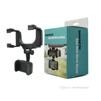Soporte Holder Para Celular En Espejo Retrovisor De Carro 360°