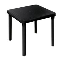 Mesa cuadrada Negra