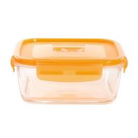 Taper cuadrado 38 Pure Box Active c/tapa Orange