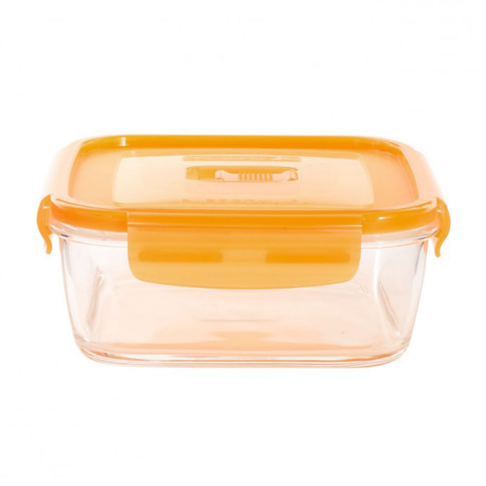 Taper cuadrado 38 Pure Box Active c/tapa Orange