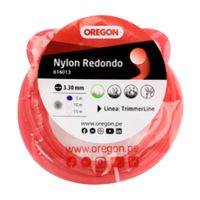 Nylon Otl redondo Rojo 3.3mm 5m