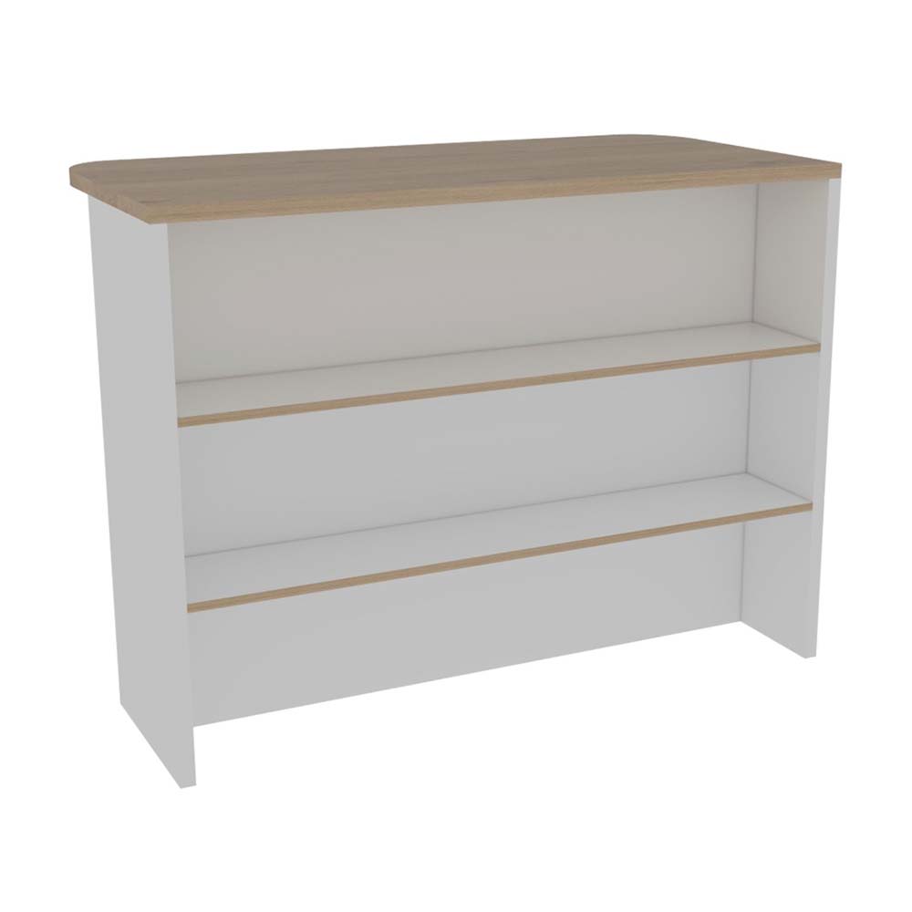 Barra auxiliar de cocina Fendi - Rovere Blanco