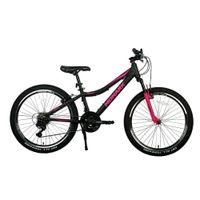 Bicicleta Monark Mirage 24"" Negro/Fucsia