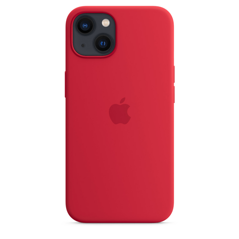 Case Silicona Iphone 13 Pro - Rojo