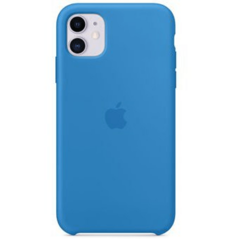 Case Silicona Iphone 12 - Azul Claro