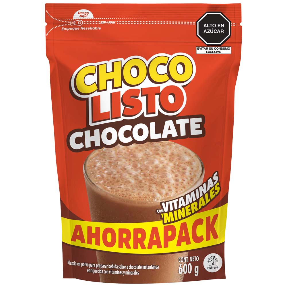 Fortificante de Chocolate CHOCOLISTO Doypack 600g