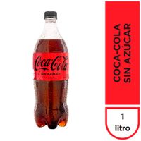 Gaseosa COCA COLA Sin Azúcar Botella 1L