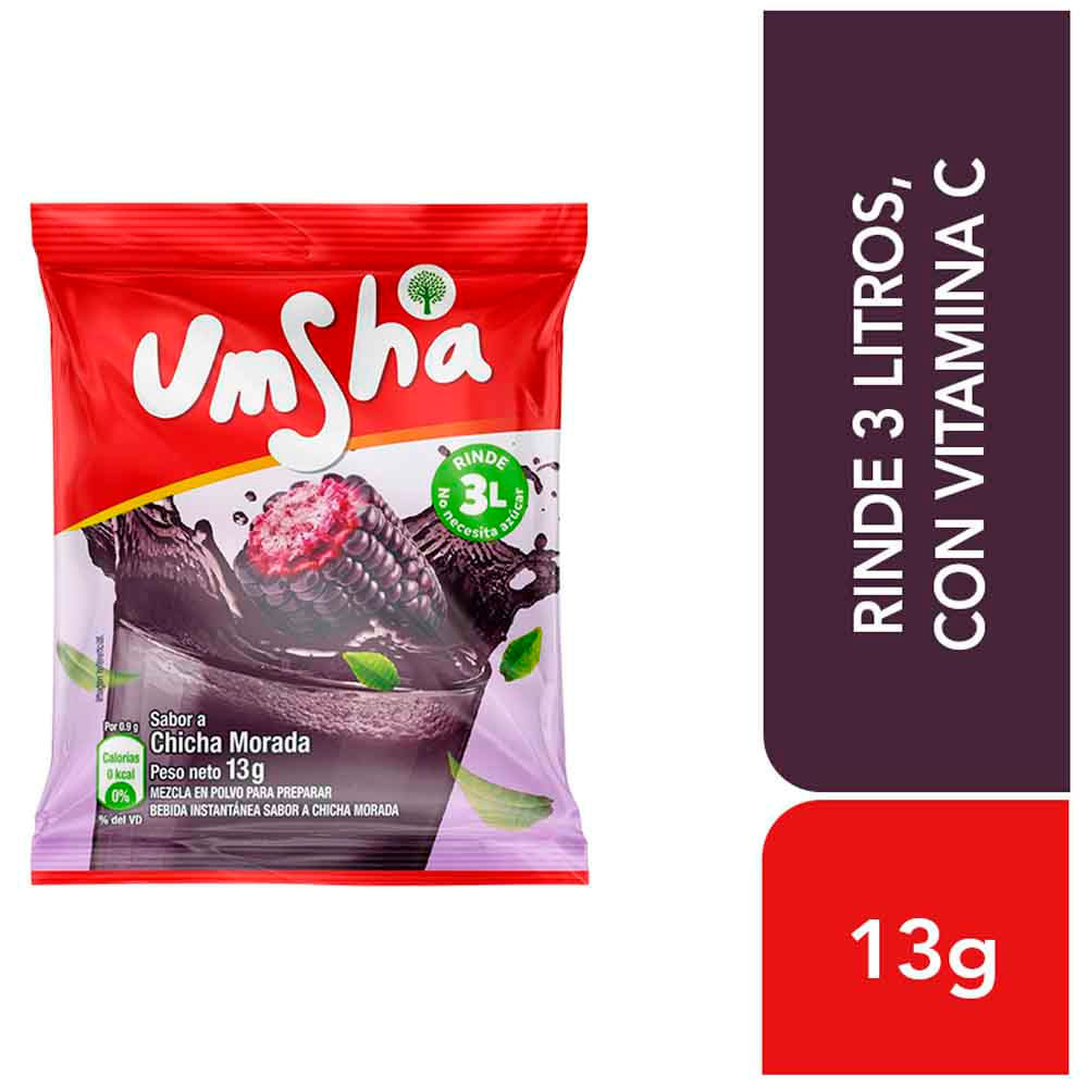 Refresco UMSHA Chicha Morada Bolsa 13g