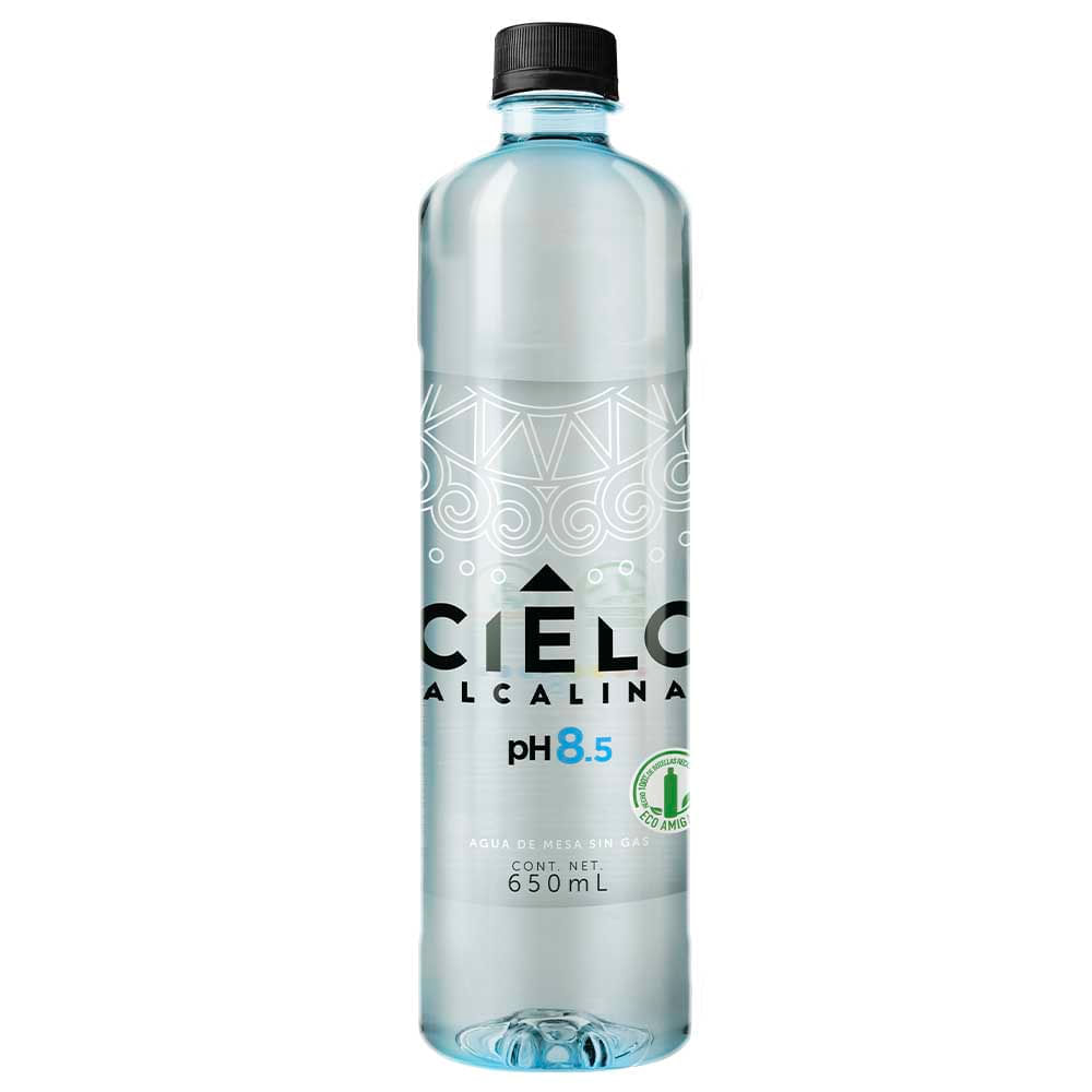 Agua sin Gas CIELO Alcalina Botella 650ml