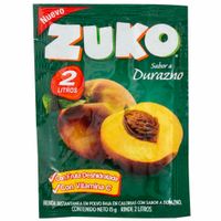 Bebida Instantánea en Polvo ZUKO Durazno Sobre 15g