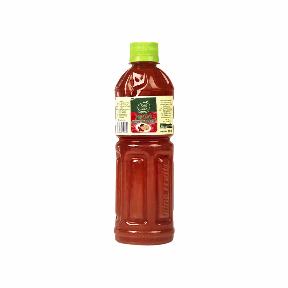 Jugo KING FRUITS Fresa Naranja Botella 500ml